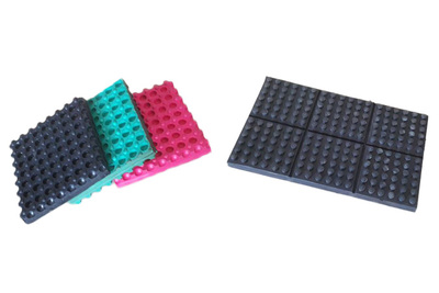 橡胶减振垫/多点式橡胶隔振垫